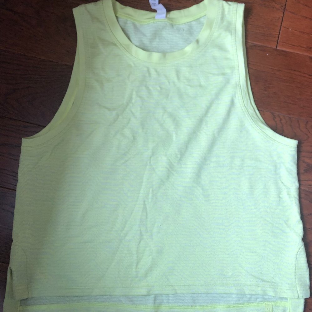 Lululemon tank yellow / SIZE 4